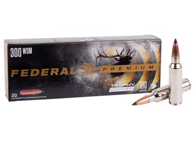 Federal Premium .300 WSM Trophy Copper, 180gr, 20ct