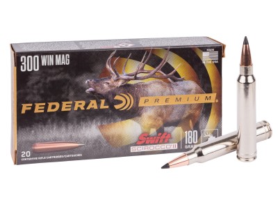 Federal Premium .300 Winchester Magnum Swift Scirocco II, 180gr, 20ct