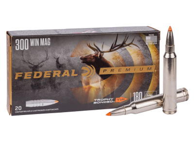 Federal Premium .300 Winchester Magnum Trophy Bonded Tip, 180gr, 20ct
