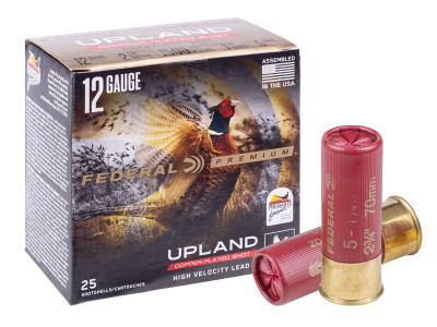 Federal Premium 12GA Upland High Velocity 1 1/4oz, 5 Shot, 25ct