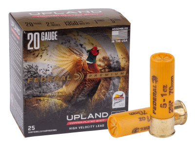 Federal Premium 20GA Upland Pheasants Forever High-Velocity 1oz, 5 Shot, 25ct
