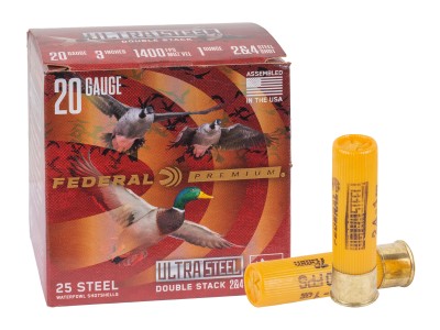 Federal Premium 20GA Ultra Steel Double Stack 1oz, 2 & 4 Shot, 25ct
