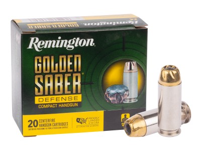 Remington 10mm Golden Saber Defense Compact JHP, 180gr, 20ct