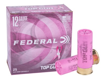 Federal 12GA Top Gun Pink 1 1/8oz, 8 Shot, 25ct