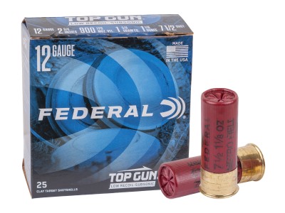 Federal 12GA Top Gun Low Recoil Subsonic 1 1/8oz, 7.5 Shot, 25ct
