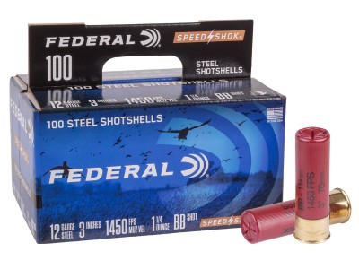 Federal 12GA Speed-Shok 1 1/4oz, BB Shot , 100ct