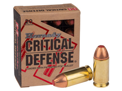 Hornady .45 Auto Critical Defense FTX, 185gr, 20ct