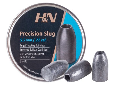 H&N Precision Slug, .217 Cal., 33 Grains, Hollowpoint, 150ct