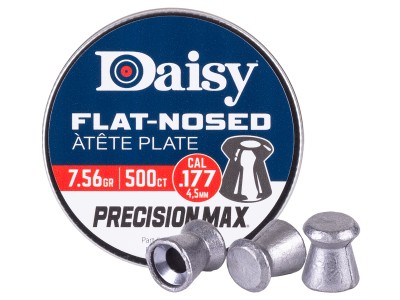 Daisy Precision Max .177 Cal, 7.56 Grains, Wadcutter, 500ct