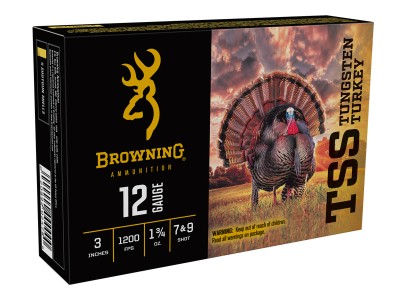 Browning 12GA TSS Tungsten Turkey 1 3/4oz, 7 & 9 Shot, 5ct