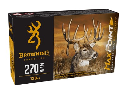 Browning .270 Winchester MaxPoint Deer, 130gr, 20ct