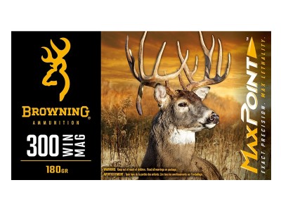 Browning .300 Winchester Magnum MaxPoint Exact Precision, 180gr, 20ct