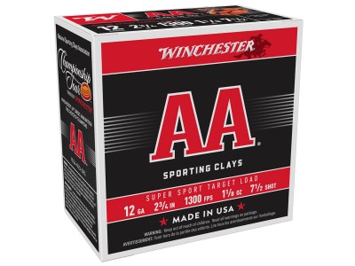 Winchester 12GA AA Super Sport Sporting Clays 1 1/8oz, 7.5 Shot, 25ct