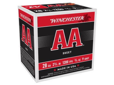 Winchester 28GA AA Skeet 3/4oz, 9 Shot, 25ct