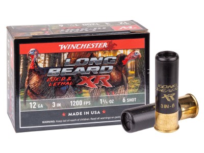 Winchester 12GA Long Beard Lok'd & Lethal XR 1 3/4oz, 6 Shot, 10ct