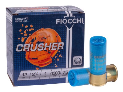 Fiocchi 12GA Crusher 1oz, 7.5 Shot, 25ct