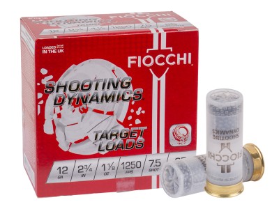 Fiocchi 12GA Shooting Dynamics 1 1/8oz, 7.5 Shot, 25ct