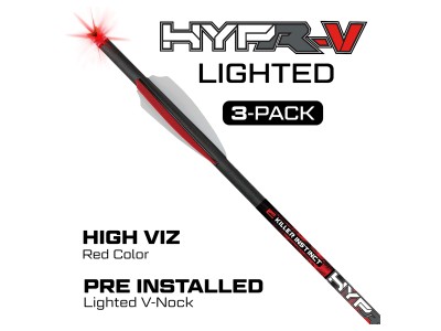 Killer Instinct Lighted Hypr-V 20" Crossbow Bolts, 3 Pack