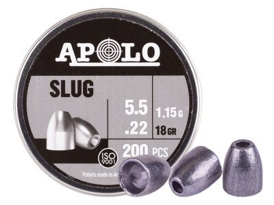 Apolo Slug .22 Cal, 18gr, 200ct