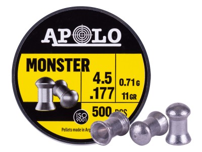 Apolo Monster .177 Cal, 11gr, 500ct