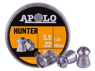 Apolo Hunter .22 Cal, 18.5gr, 250ct