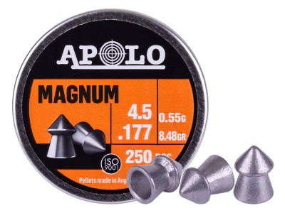 Apolo Magnum .177 Cal, 8.48gr, 250ct