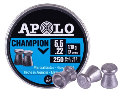 Apolo Champion .22 Cal, 17gr, 250ct