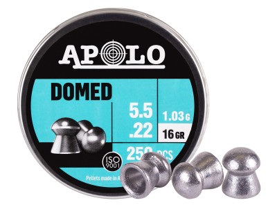 Apolo Domed .22 Cal, 16gr, 250ct