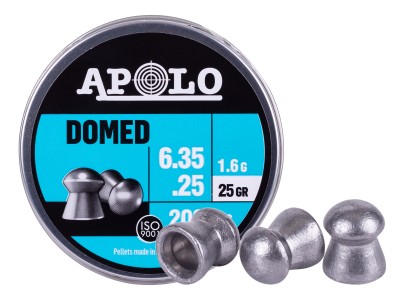 Apolo Domed .25 Cal, 25gr, 200ct