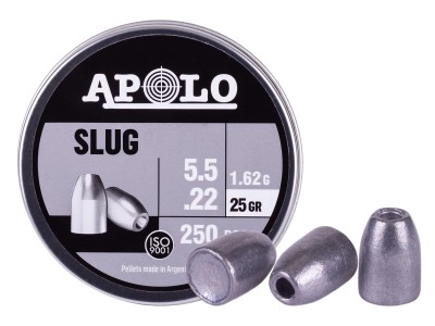 Apolo Slug .22 Cal, 25gr, 250ct