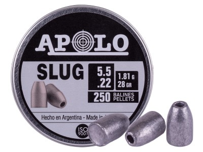 Apolo Slug .22 Cal, 28gr, 250ct