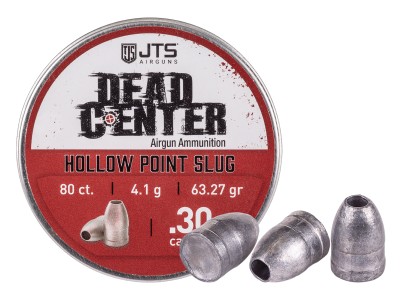 JTS Dead Center Precision Hollowpoint Slugs .30 Cal, 63.27gr, 80ct