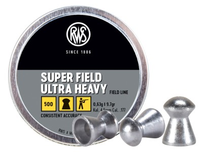 RWS Super Field Ultra Heavy .177 Cal, 9.7gr, 500ct
