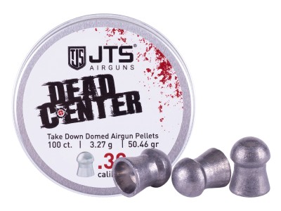 JTS Dead Center Precision .30 Cal, 50.46 Grain, Domed, 100ct