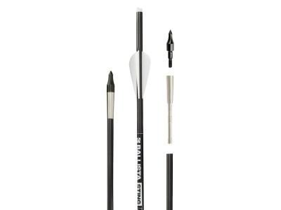 Ballista Sting 3-Vanes 16" Carbon Bolts for Hawkwing, 3 Pack