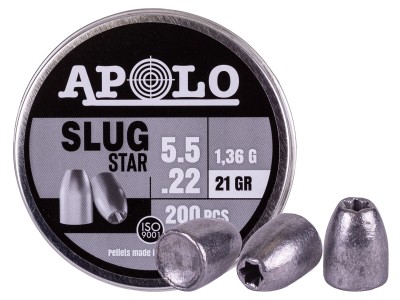 Apolo Slug Star .22 Cal, 21gr, 200ct