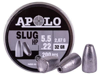 Apolo Slug HP .22 Cal, 32gr, 200ct