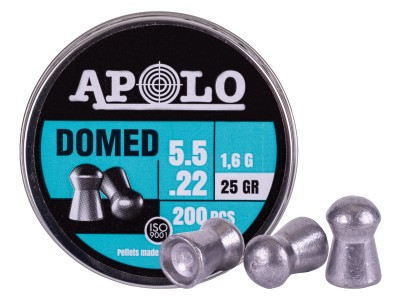 Apolo Domed .22 Cal, 25gr, 200ct