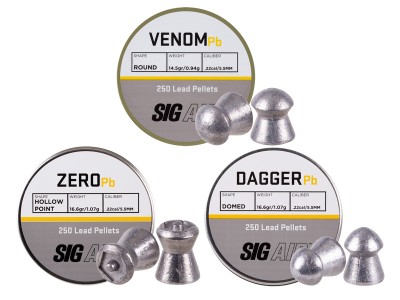 SIG Sauer Pellet Variety Pack, .22 Cal, 750ct