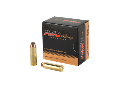 PMC Bronze Centerfire Handgun Cartridges, .44 Magnum, 25