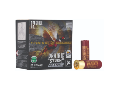 Federal Prairie Storm FS Steel Shotshell Loads, 12 Gauge, 25