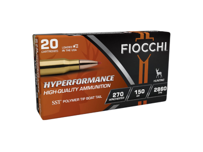 Fiocchi Hyperformance Rifle Rounds, .270 Winchester, 20