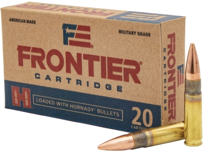 Frontier Cartridge Military Grade Centerfire Rifle 300 Blackout 125gr, .300 AAC Blackout, 20