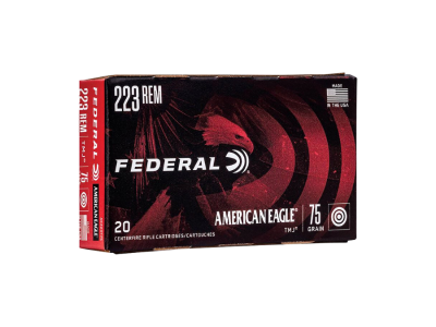 Federal American Eagle Centerfire Rifle Cartridges, .223 Remington, 20
