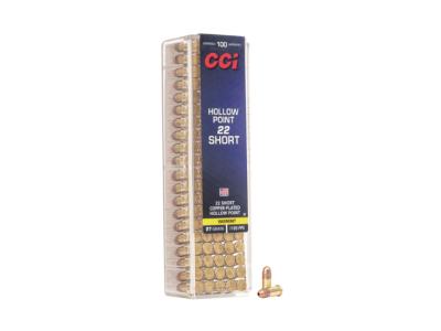CCI Short Hollow Point, .22 Short, 100