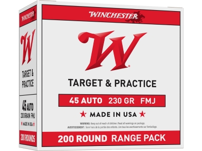 Winchester USA Range Pack, .45 ACP, 200