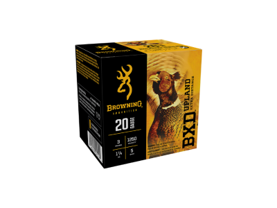 Browning BXD Upland Shotshell Loads, 20 Gauge, 25