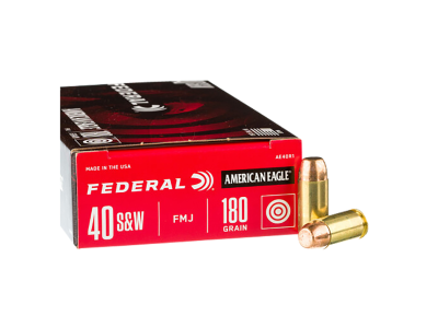 Federal Champion Training Centerfire Handgun Cartridges, .40 S&W, 400