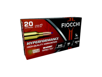 Fiocchi Hyperformance Rifle Rounds, .243 Winchester, 20