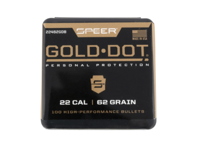 Speer Gold Dot 224 Cal Soft Point, 100